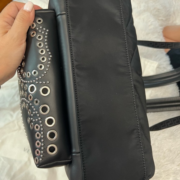 Versace Medusa Black Leather Backpack - Picture 8 of 14